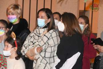 La alcaldesa de Telde alaba el ambiente mágico de la Casa de la Navidad/Francisco Javier Santana y TA.